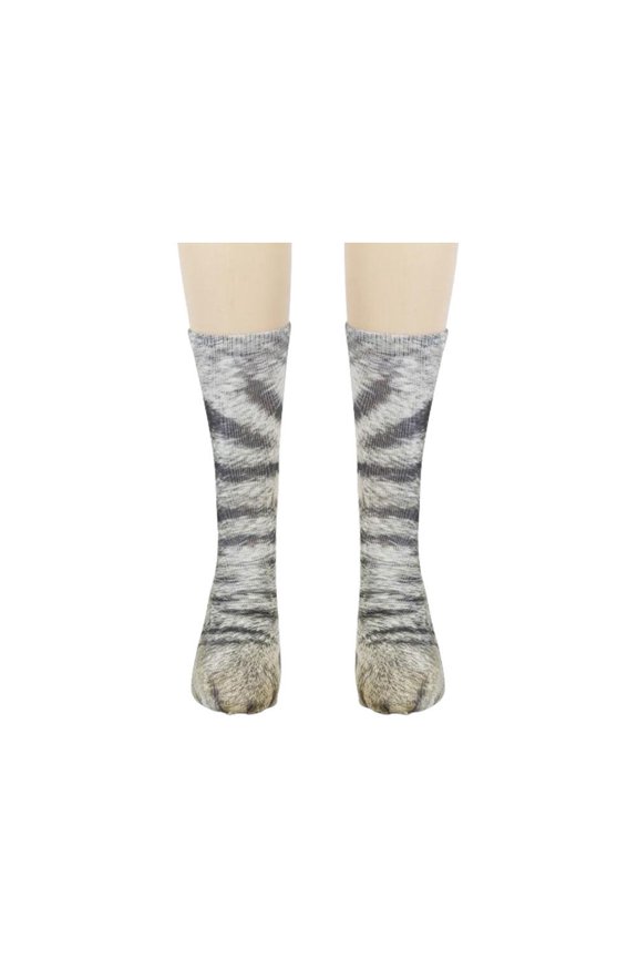 Pet Socks with 3D Animal Design ,Breathable Cotton Slip-On ,Cute Comfortable Paw Protectors for Dogs or Cats