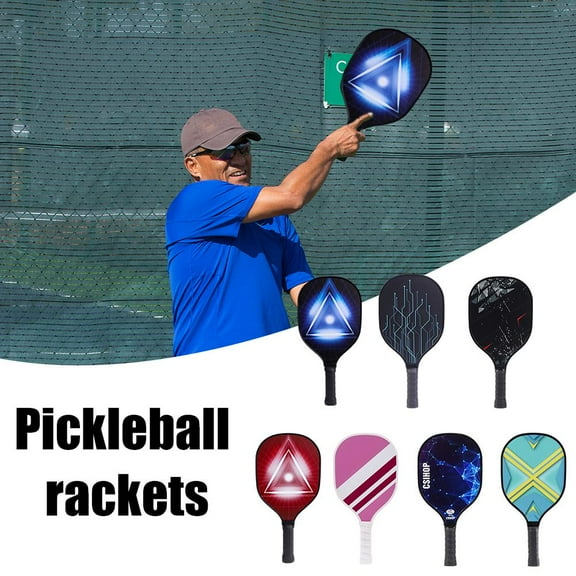 QHUDLV Pickleball Paddle Pickleball Set Sports Outdoor Beach Tennis Racket Cricket Bal