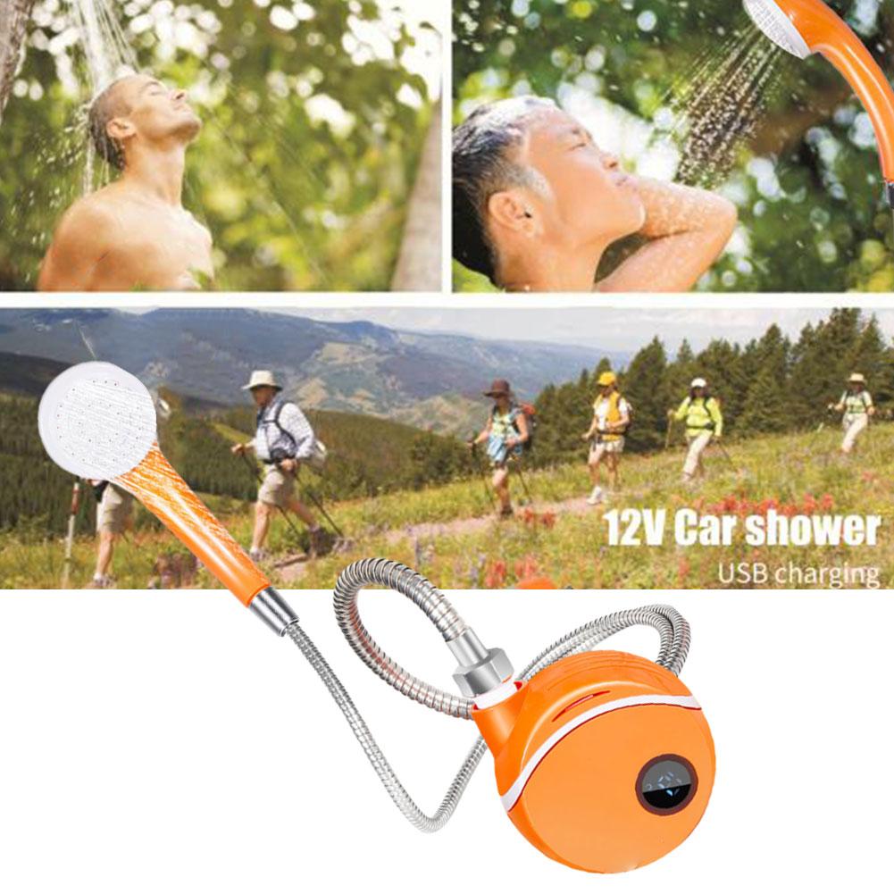 QHUDLV Portable Camping Tent Shower Pump Rv Outdoor Shower 2000mah ...
