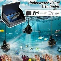 QHUDLV Portable Fish Depth Finder Water Handheld 1080P 4.3 Inch LCD Fish Finder Underwater Night Vision Camera 220 Fishing With