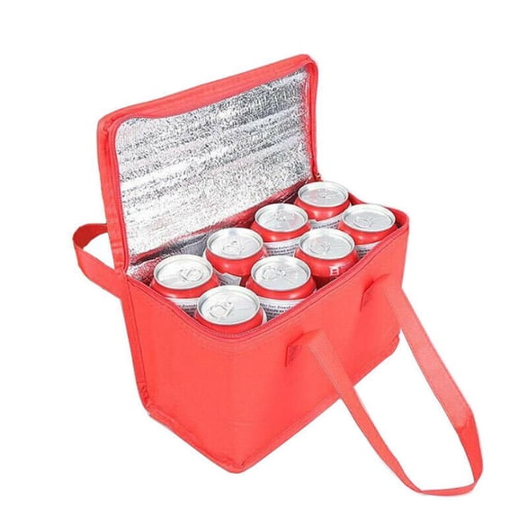 QHUDLV Portable Thermal Insulated Cooler Bags Outdoor Camping Carrier Drink Bags Picnic Folding Fo Bag Insulated Delivery K8Q4 Supplies