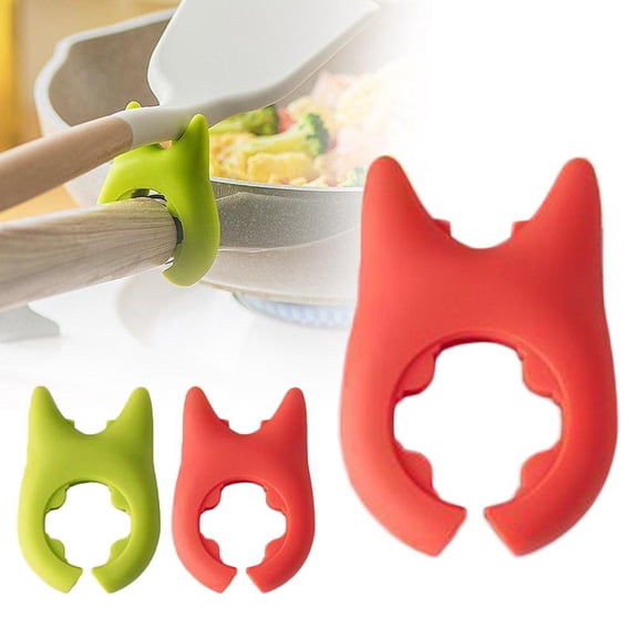 QHUDLV Pot Clip Pot for Spoon Rest Silicone and Scald Grip Easy Accessories Pot Tools Clamp Fixed