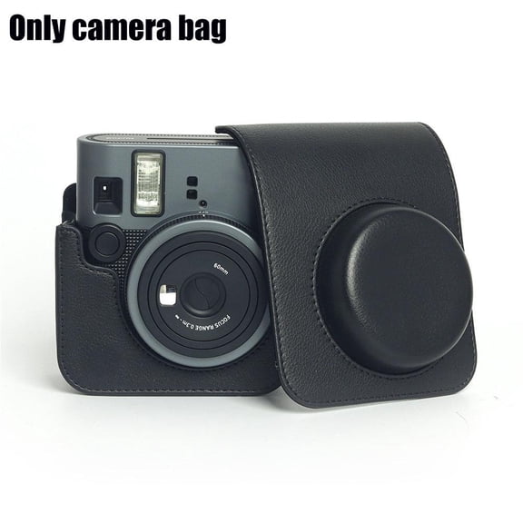 QHUDLV Protective Case for instax Mini 41 Instant Camera Retro Leather Camera Case for Fuji & Photos Mini X8D5 Pocket 41 St with