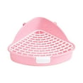 thumbnail image 1 of QHUDLV Rabbit Litter Tray, Pet Potty Trainer, Corner Toilet Box for Bunnies, 1 of 9