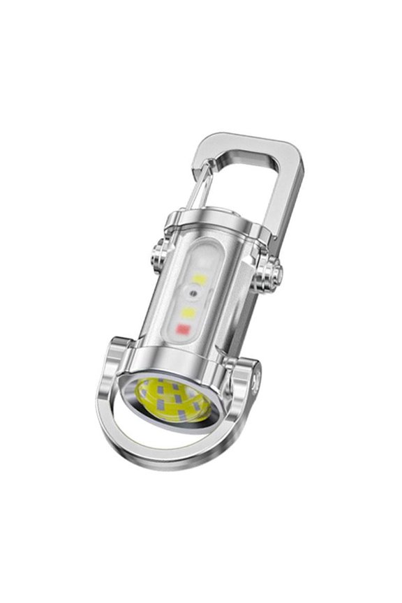 Rechargeable Keychain Flashlights, 800 Lumens Mini Flashlights, COB Keychain Work Light Flashlights, Bright Mini Keychain Light for Walking, Searching and Hiking