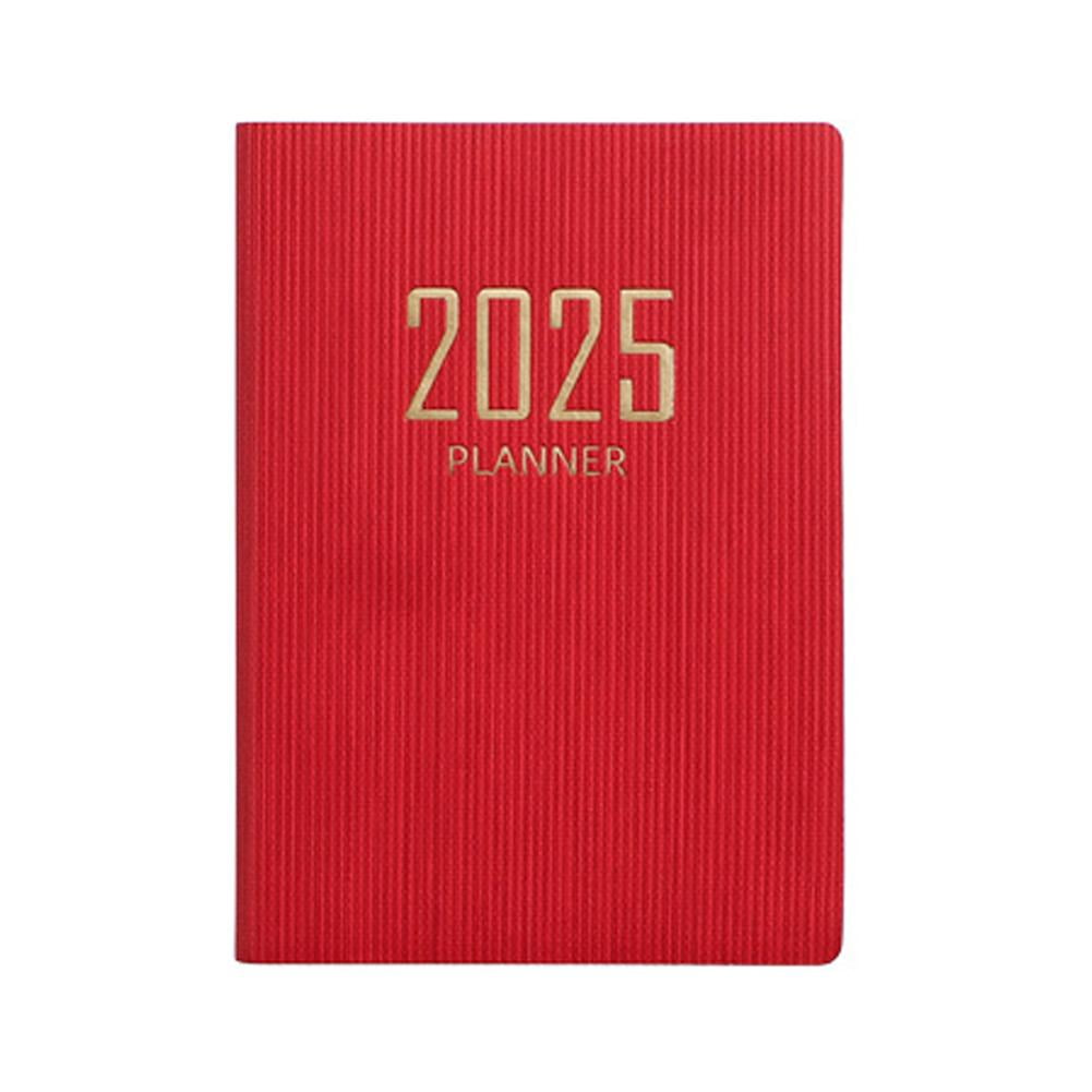 QHUDLV Red 20252025 A7 English Schedule 2025 Creative Small Pocket