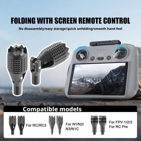 QHUDLV Remote Control Joystick Thumb Stick Replacement Rocker PRO Drone FPV For