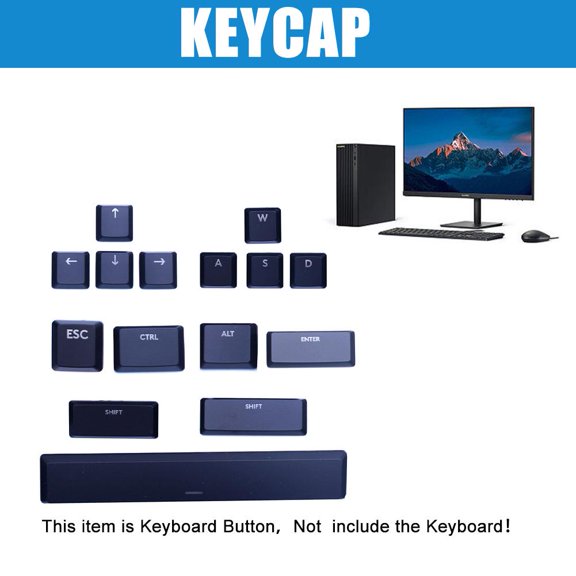QHUDLV Replacement key caps FOR L ogitech G815 G915 RGB Mechanical Gaming Keyboard