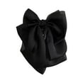 thumbnail image 1 of QHUDLV Retro Chiffon Lace Hair Clip – Big Bow Tie Claw Clamp – Women Girls, 1 of 5