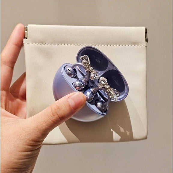 QHUDLV Rhinestone Clip-on Earbuds Decoration - Elegant Zirconia for Headphones