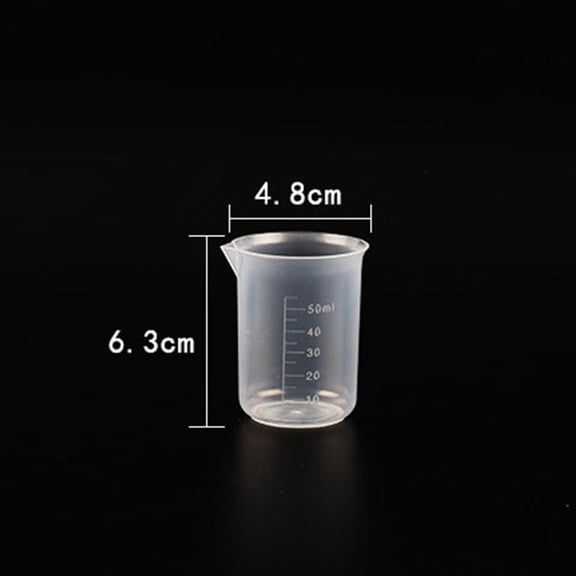 QHUDLV SHAPERME Graduated Measuring Cup Cup Bar Supplies for Baking Handle Liquid Measuring Glasses Without Beaker