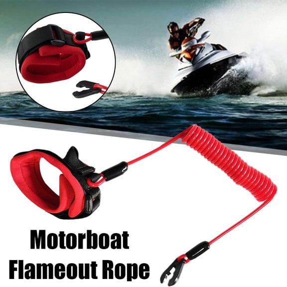 QHUDLV Safety Tether Lanyard Kill Stop Switch, For Jet Ski JT900 JT1100