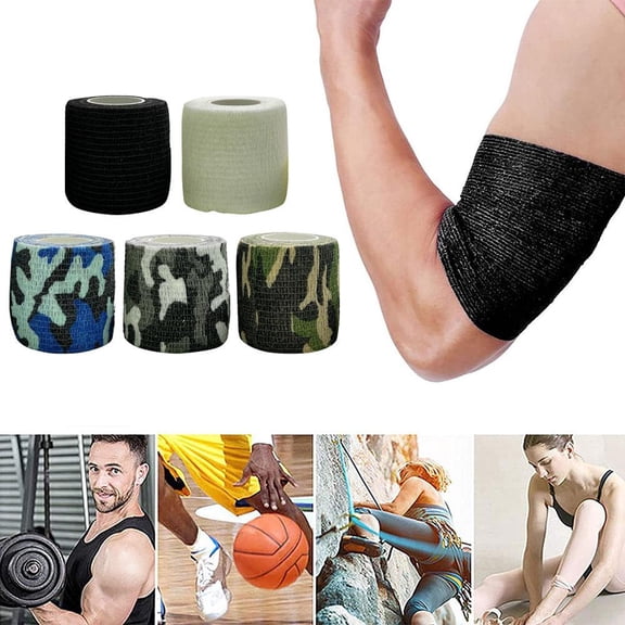 QHUDLV Self-adhesive Tape High Elasticity Sports Elastic Pet Bandage Lot Z1