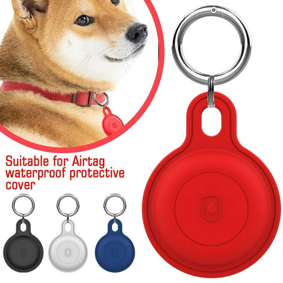 QHUDLV Silicone Airtag Keychain,360° Protection,Waterproof and Durable