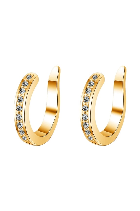 Simple Ear Bone Clip Korean Version Ear Studs No Pierced Ear Clip Earring Acce Earrings Cuff Jewelry K7G1 For Women