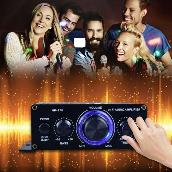 QHUDLV Small Power Amplifier Mini 12V Computer Car Mp3 Small Power Player P9M4 New