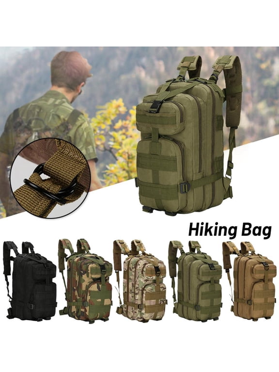 Small Tactical Backpack Military Daypack, Outdoor Sports Mountaineering Bag, Army Hunting Rucksack, Waterproof Daypack, for Outdoor,Hiking,Camping,Travel