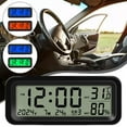 thumbnail image 1 of QHUDLV Solar Digital Clock,Dashboard Time Display,Rechargeable Mini Gadget, 1 of 9