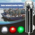 thumbnail image 1 of QHUDLV Solar Marine Light - 10 High-Brightness LEDs, 1800mAh Battery, Waterproof PC Material, Auto Light-Sensing Flashing for Fishing Nets, Road Obstruction, Livestock Safety (24H Illumination), 1 of 9