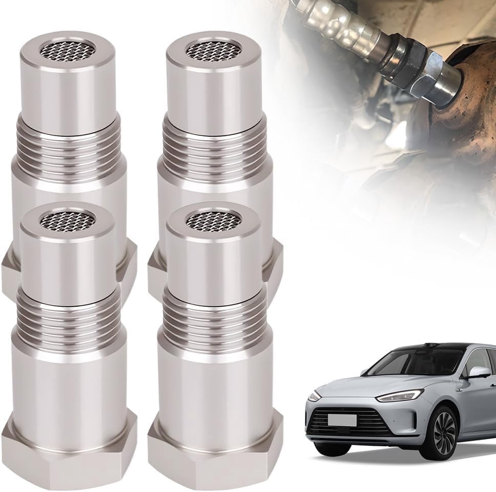 QHUDLV Oxygen Extender Sensor Extension Spacer for Cars Engine Exhaust Systems, M18 x1.5 45mm (4PCS)