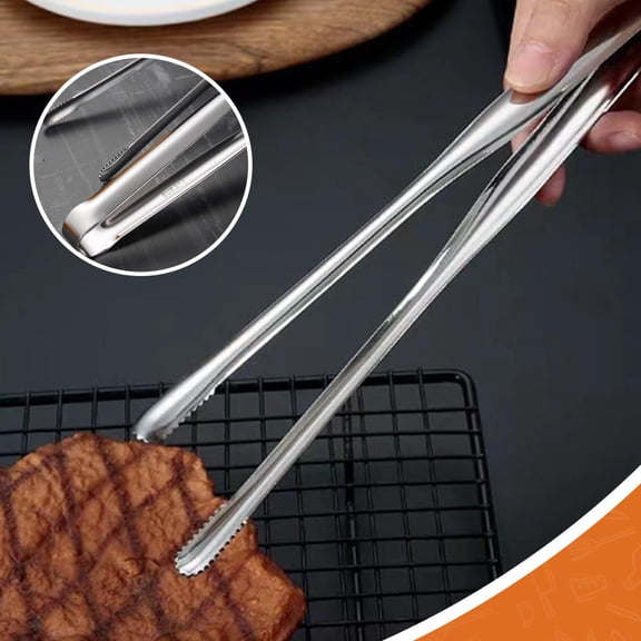QHUDLV Stainless Steel Grill Clip Barbecue and BBQ Clip Multi Functional Food Clip