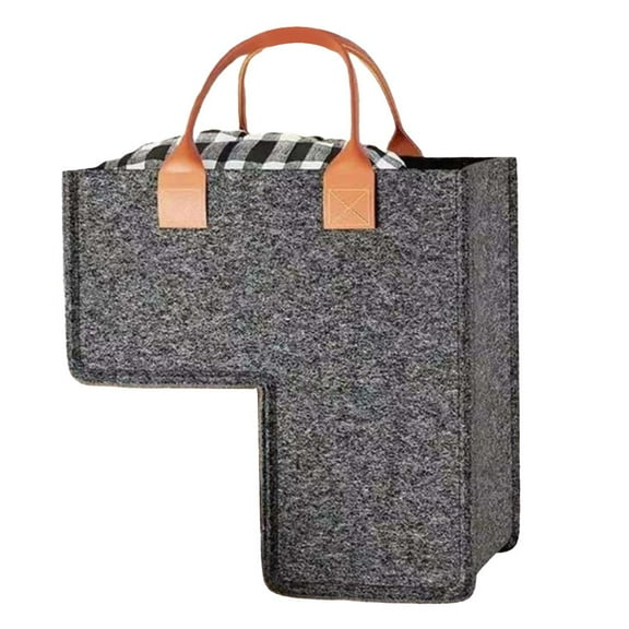 QHUDLV Stair Organizer Basket, L-Shape Step Basket, Foldable Storage Bin, Stair Tidy Container, Toy Book Clothes Holder