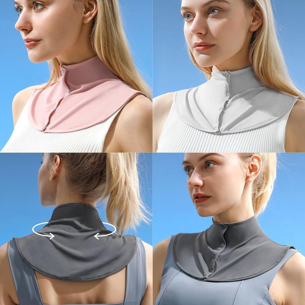 Sun Neck Protector QHUDLV Sun Protector Neck Wrap Summer Ice Silk Neck Gaiter for Women ...
