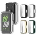 thumbnail image 1 of QHUDLV Tempered Glass Smartwatch Case,Full Coverage Protector,Fits Popular Wearables, 1 of 9