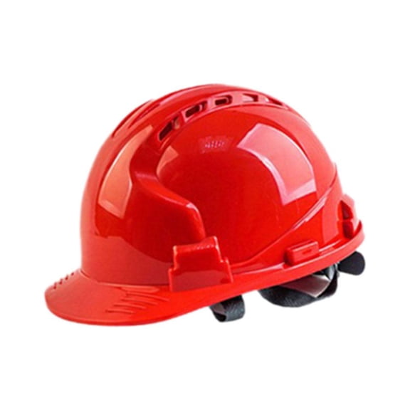 QHUDLV Thickened V‑Shape ABS Helmet – Construction Site – Safety Protection Gear