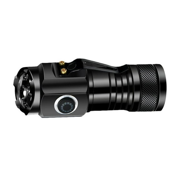 QHUDLV Three-Eyed Mini Flashlight Flash SuperPower WaterproofOutdoor Travel Torch Best