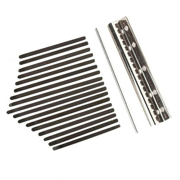 QHUDLV Thumb Piano Bridge 17 Keys Set Kit For Kalimba Replacement Parts