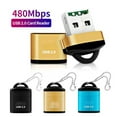 thumbnail image 1 of QHUDLV USB 2.0 Memory Card Reader,High‑Speed Adapter,Supports SDHC SDXC TF Cards, 1 of 9