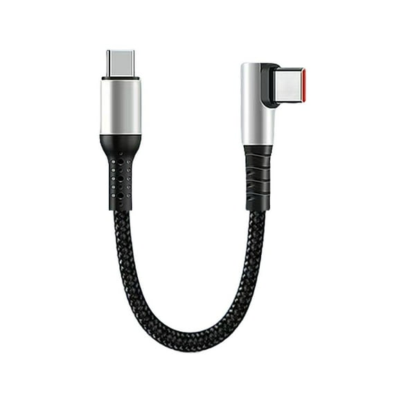 QHUDLV USB to Type C Fast Charging Cable 90 Degree Elbow Short Data CordZZA7 U K