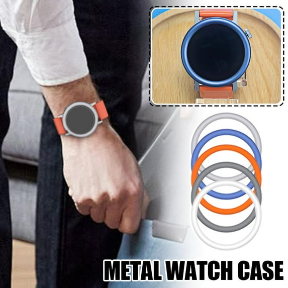 QHUDLV Watch Bezel Case for Nothing CMF Watch Pro 2 - Metal Case, Solid Color Replacement