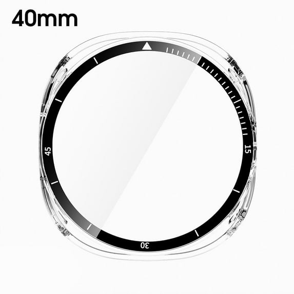 QHUDLV Watch8 Classic Protective Case, Integrated Shell and Membrane, 40/44mm, PC Material, Boxed