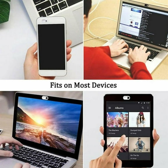 QHUDLV Webcam Privacy Cover,Slider Sticker for Laptop/Tablet,Secure and Easy to Use