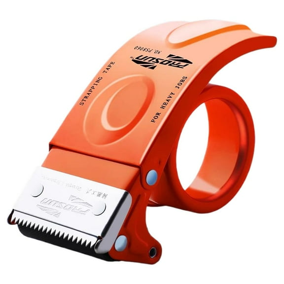 QHUDLV Wide Tape Dispenser ,Heavy Duty Carton Sealer ,Ergonomic Handle Efficient Packaging Tool
