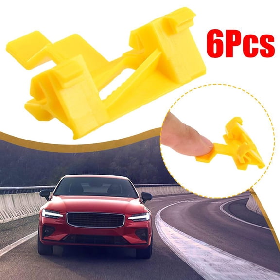 QHUDLV Windshield Side Trim Clips,Replacement Fasteners,Fits Multiple Vehicle Models Set of 6