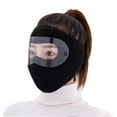 thumbnail image 1 of QHUDLV Winter Cycling Face Mask Windproof Cold Weather Breathable Motorcycle Ski Snowboard Protection Thermal Comfortable Anti Fog Adjustable Full Face Cover Outdoor Sports Gear for Men Women, 1 of 5