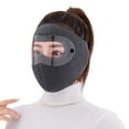 thumbnail image 1 of QHUDLV Winter Cycling Face Mask Windproof Cold Weather Breathable Motorcycle Ski Snowboard Protection Thermal Comfortable Anti Fog Adjustable Full Face Cover Outdoor Sports Gear for Men Women, 1 of 5