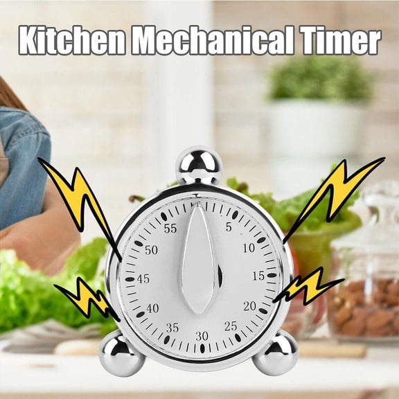 QHUDLV Wmool 60 Minute Timer Manual Digital Countdown Alarm Shower Magnetic Stopwatch Timer Clock Y4w0 Tim Mechanical Cooking