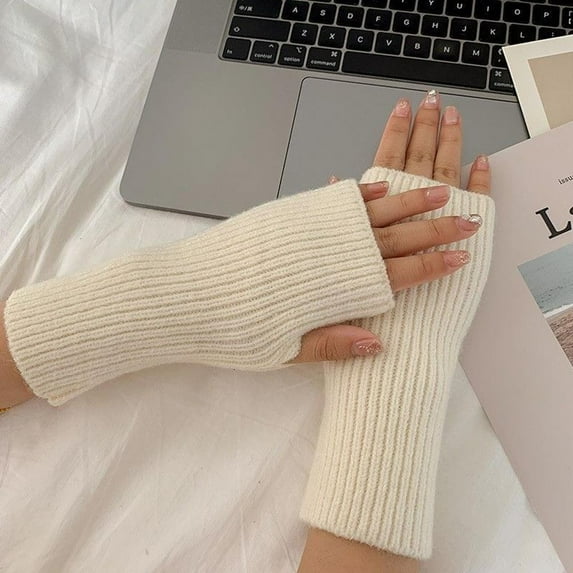 QHUDLV Women’s Wool Gloves – Autumn Winter – Cold Proof Simple Design