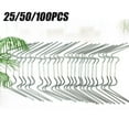 thumbnail image 1 of QHUDLV XDGJTBFMY 25/50/100pcs Greenhouse Glass Clips, Stainless Steel Greenhouse Window Clips Glass Pane Fixings Clips, Greenhouse Clips, Garden Greenhouse Accessories, 1 of 9