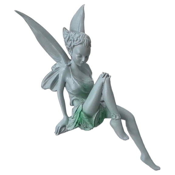 QHUDLV YUYQAQ Sitting Fairy Statue Garden Ornament, Angel Yard Statues, Fairy Gifts for Women Garden Fairy Figurines Outdoor Decor