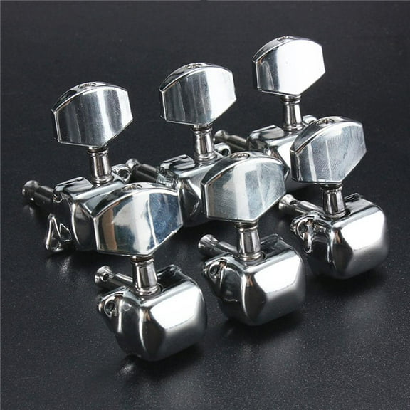 QHUDLV YXRRVING 6 PCS Guitar String Tuning Pegs Tuner For Electric Guitar Folk Acoustic Guitar Tuner Heads Semi-closed Tools Tuning Machine Pegs