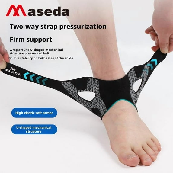 QHUDLV -thin Ankle Brace Ankle Fixation Brace Bi-directional Strap Compression F3