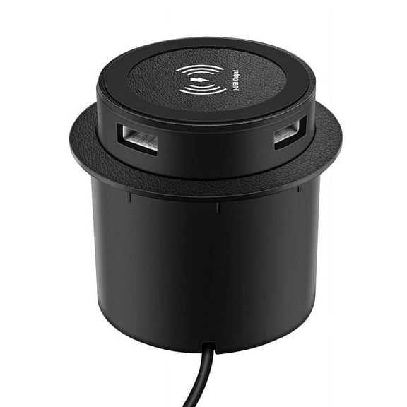 QI Fast Wireless Charger Pop-up Desktop Embedded Fast Wireless Charger With USB Port 30W Universal For Iphone Xiaomi Smartphone