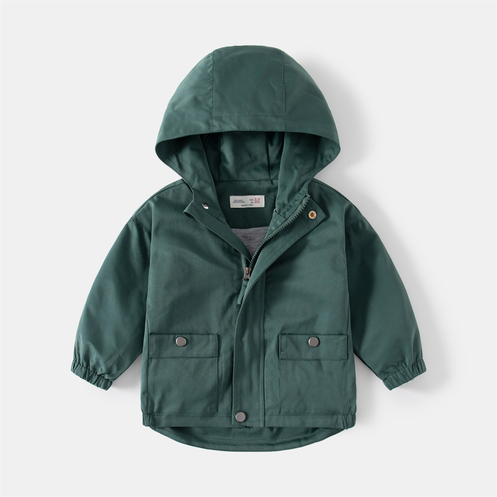 Green boys winter coat 2025