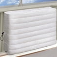 thumbnail image 1 of QIANJIA Indoor Air Conditioner Cover AC Cover for Inside with Free Drawstring, Window Unit 21 x15 x 3.5 inches(L x H x D),Black, 1 of 7