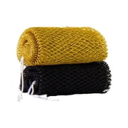 QIANJIA African Net Sponge Authentic - 2 Pieces Exfoliating Body Scrubber Bath Sponge - Loofah Washcloth Back Scrub for Shower Body Exfoliator - Face & Skin Care Bathroom Essentials for Women